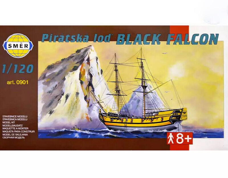  Směr Black Falcon Pirátská loď 1:120